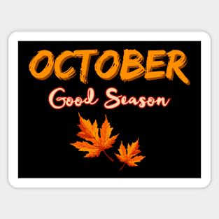 October Goon Season Sticker